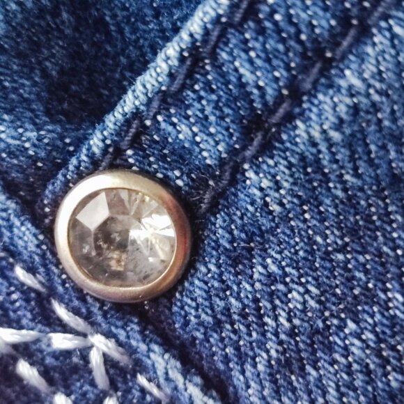 Christopher & Banks jeans straight leg blue women's size 16 - Picture 8 of 9